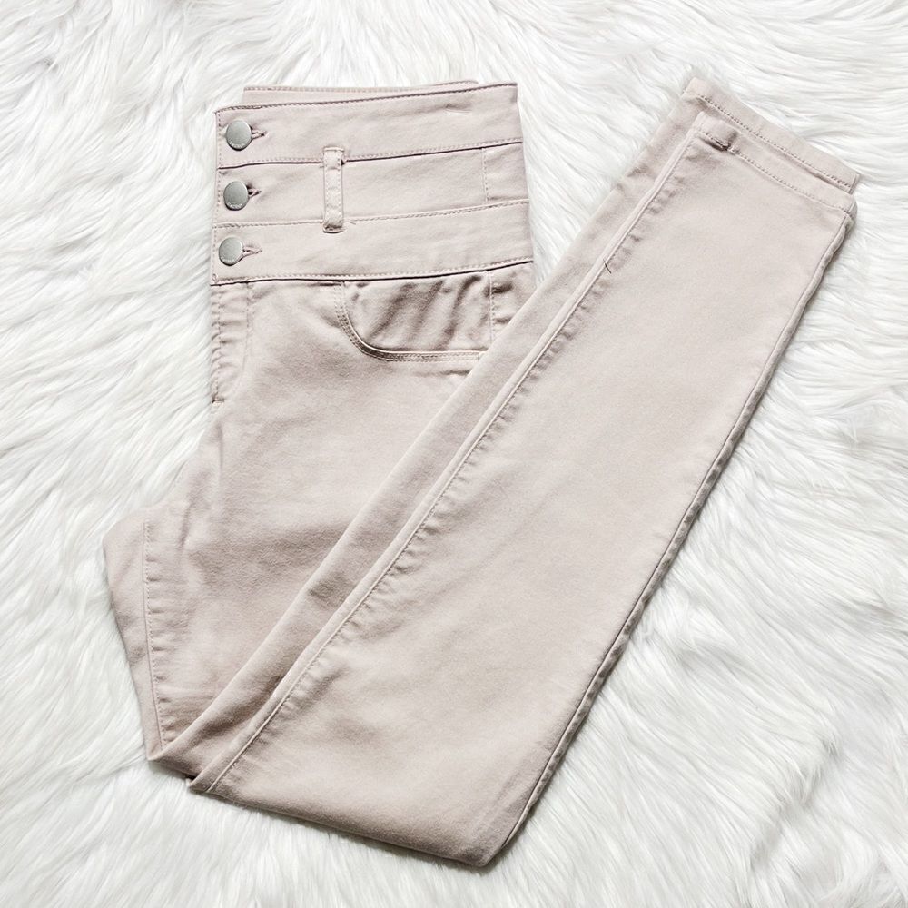 Refuge High Waist Skinny Jeans Dusty Rose Pink Size 4